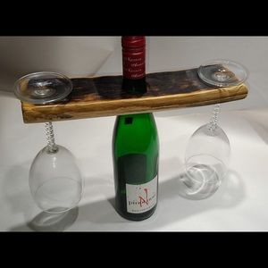Handcrafted in Maine Wine Glass Holder